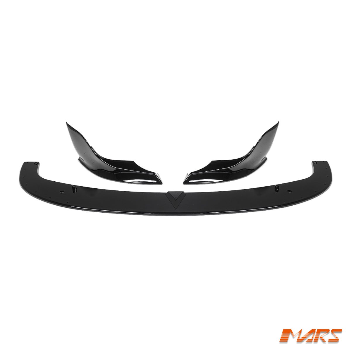 Gloss Black Performance lip spoiler & Splitters Bodykit for BMW 5 - Series E60 E61 M Tech Sport front bumper bar - Mars Performance