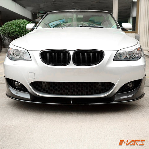 Gloss Black Performance lip spoiler & Splitters Bodykit for BMW 5 - Series E60 E61 M Tech Sport front bumper bar - Mars Performance