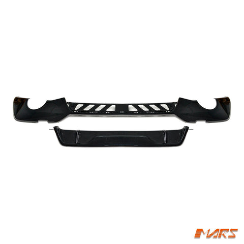 Gloss Black Performance Rear bumper bar Diffuser Bodykit for BMW 3 - Series G20 G21 M Sport, Pre LCI 2018 - 2022 - Mars Performance