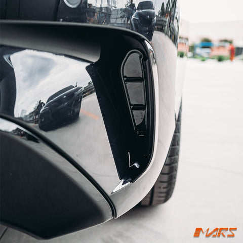 Gloss Black Performance rear bumper bar vents blade for BMW 3 - Series M Sport G20 Sedan G21 Wagon, Pre LCI 2018 - 2022 - Mars Performance