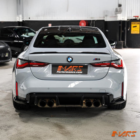 Gloss Black Performance Rear trunk boot lip Spoiler Wing Bodykit for BMW 4 Series G22 Coupe & G82 M4 - Mars Performance