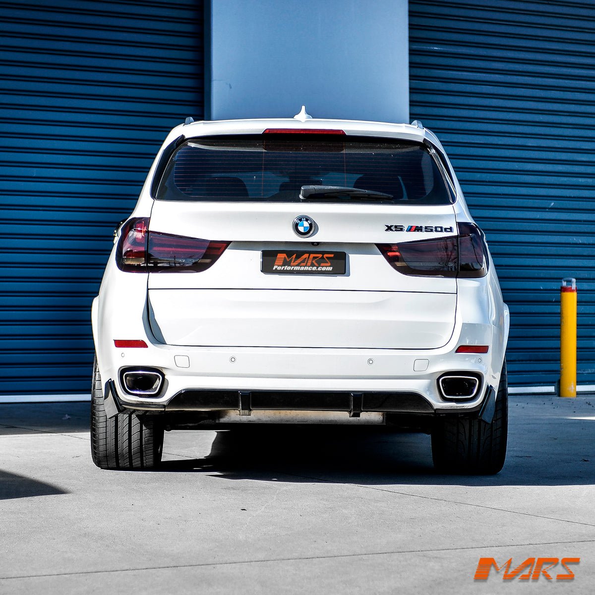 Gloss Black Performance Style Aero DYNAMIC Rear Bumper Bar Diffuser Spoiler Bodykit for BMW F15 X5 M Sport 2013 - 2018 - Mars Performance