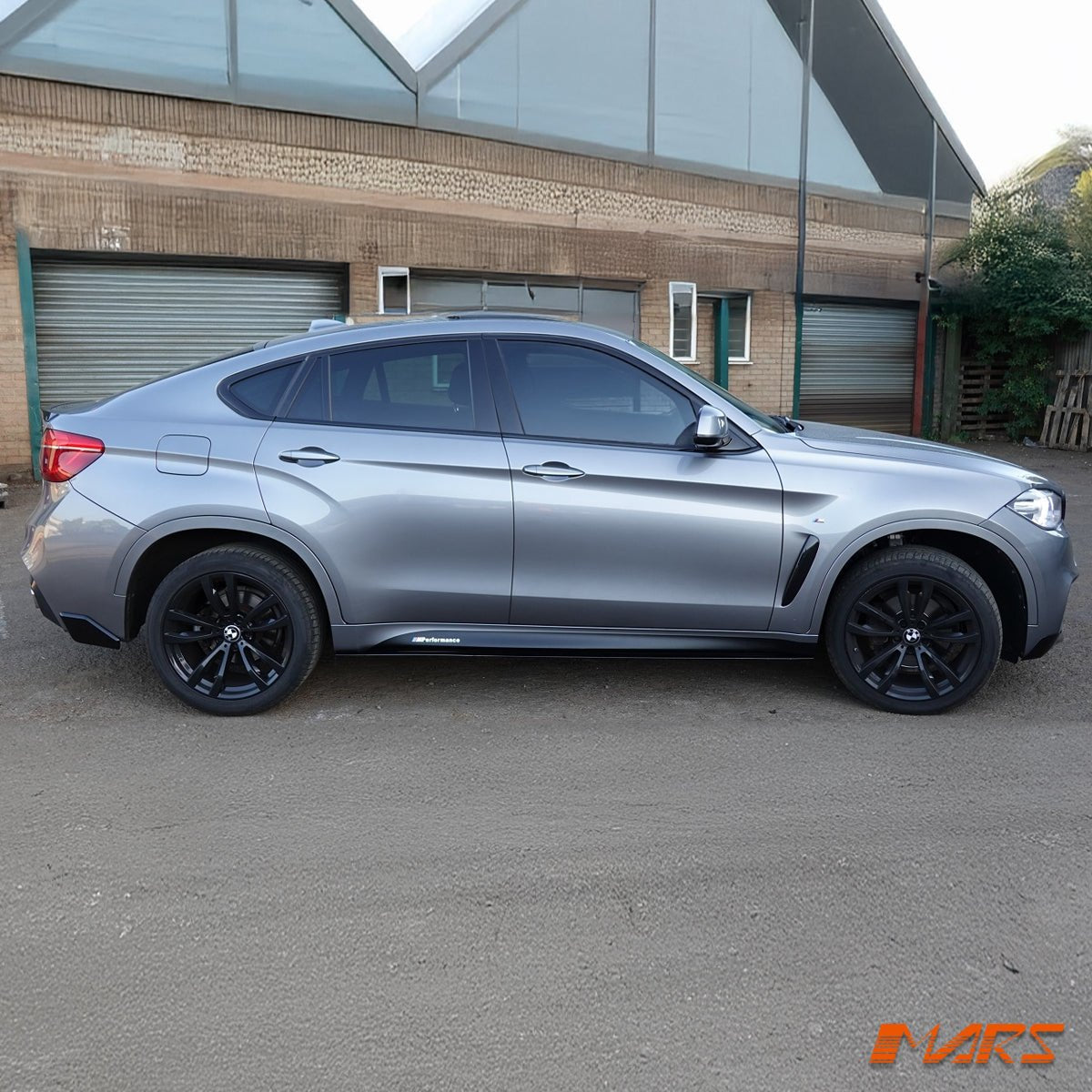 Gloss Black Performance Style Aero DYNAMIC Rear Bumper Bar Side Diffuser Splitters Bodykit for BMW F16 X6 M Sport 2014 - 2019 - Mars Performance