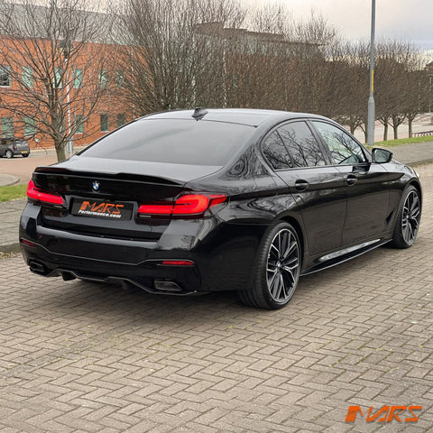 Gloss Black Performance Style Lower Side Skirts Lip Spoiler Bodykit for BMW 5 Series G30 G31 M Sport 2017 - 2023 - Mars Performance
