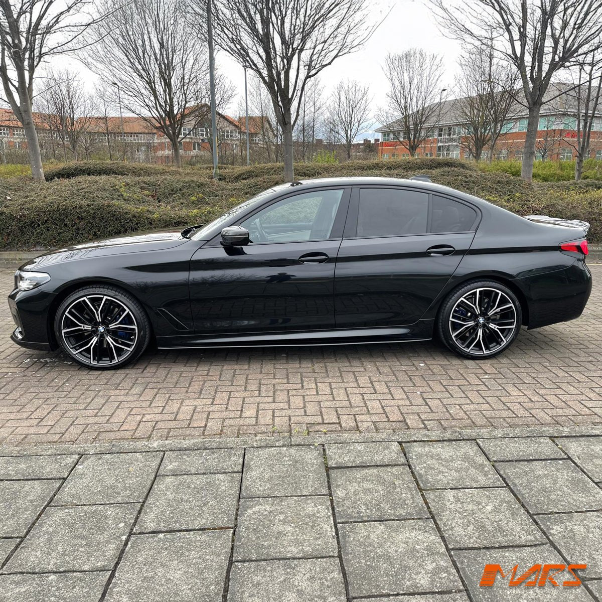 Gloss Black Performance Style Lower Side Skirts Lip Spoiler Bodykit for BMW 5 Series G30 G31 M Sport 2017 - 2023 - Mars Performance
