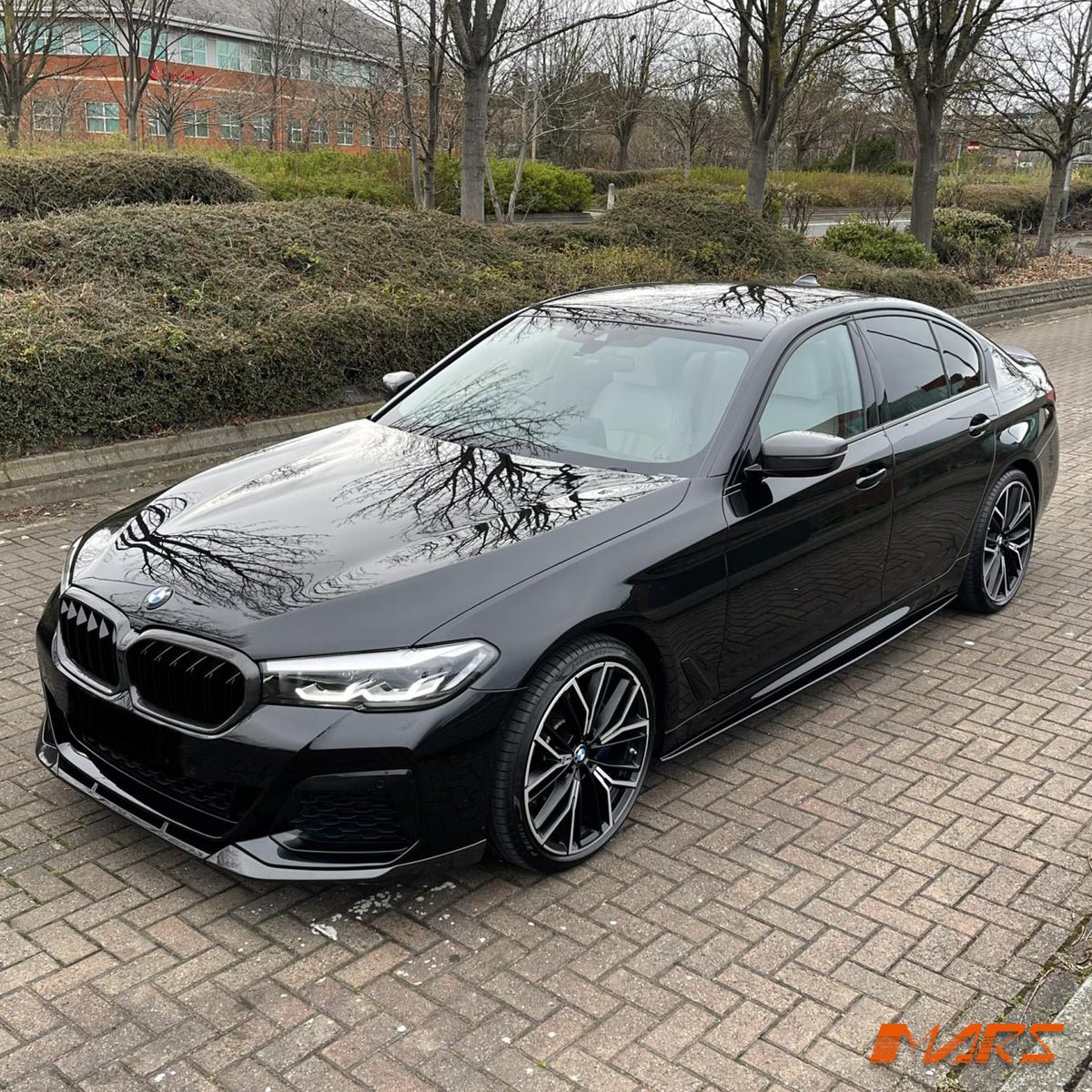 Gloss Black Performance Style Lower Side Skirts Lip Spoiler Bodykit for BMW 5 Series G30 G31 M Sport 2017 - 2023 - Mars Performance