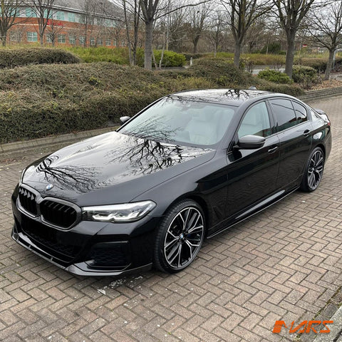 Gloss Black Performance Style Lower Side Skirts Lip Spoiler Bodykit for BMW 5 Series G30 G31 M Sport 2017 - 2023 - Mars Performance