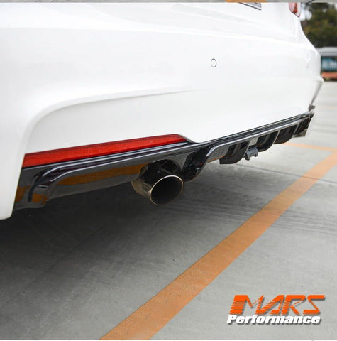 Gloss Black Performance style Rear bumper bar Twin Exhaust outlet Diffuser Bodykit for BMW 3 - Series F30 F31 M Tech M Sports 335i 340i - Mars Performance