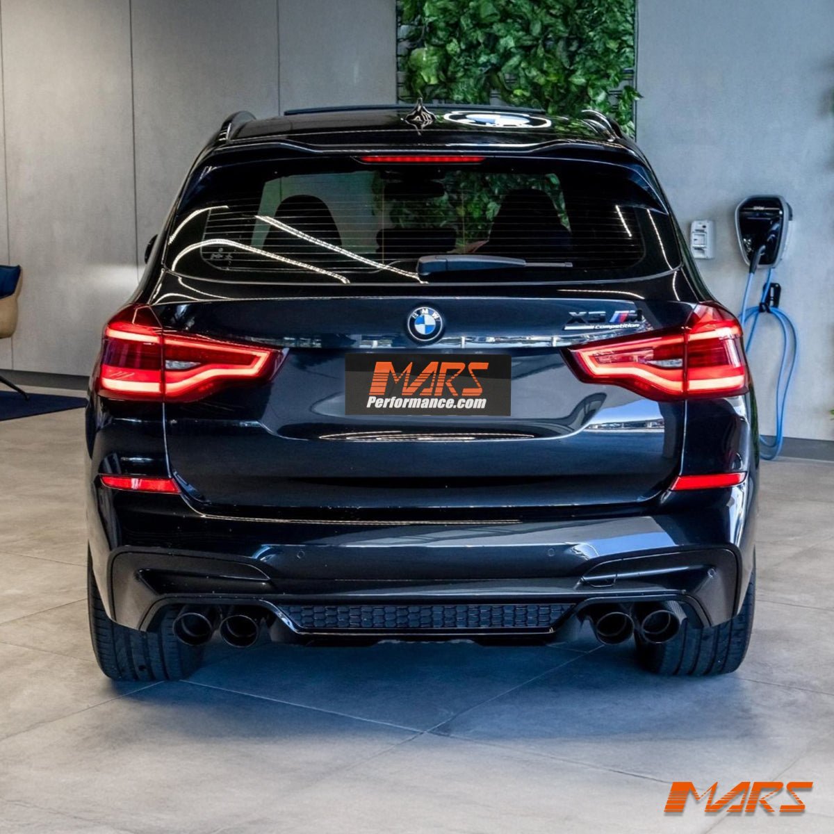 Gloss Black Rear Bumper Bar Diffuser Bodykit for BMW X3 G01 M Sport & X3M F97, Pre LCI 2017 - 2021 - Mars Performance