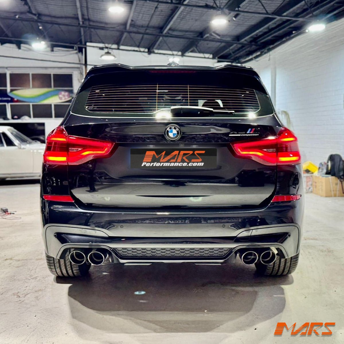 Gloss Black Rear Bumper Bar Diffuser Bodykit for BMW X3 G01 M Sport & X3M F97, Pre LCI 2017 - 2021 - Mars Performance