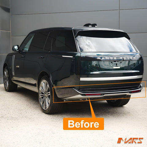 Gloss Black Rear Bumper Bar Lower Mouding Trim Bodykit for LAND ROVER Range Rover Vouge L460 2022 - 2025 - Mars Performance