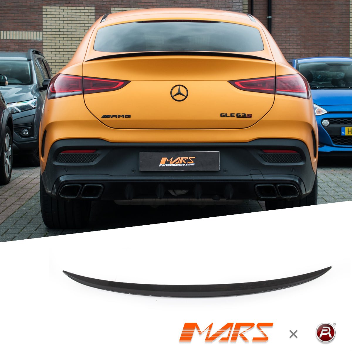 Gloss Black Rear Trunk Lip Spoiler Bodykit for Mercedes - Benz GLE Coupe C167 & GLE53 GLE63 AMG 2020+ - Mars Performance