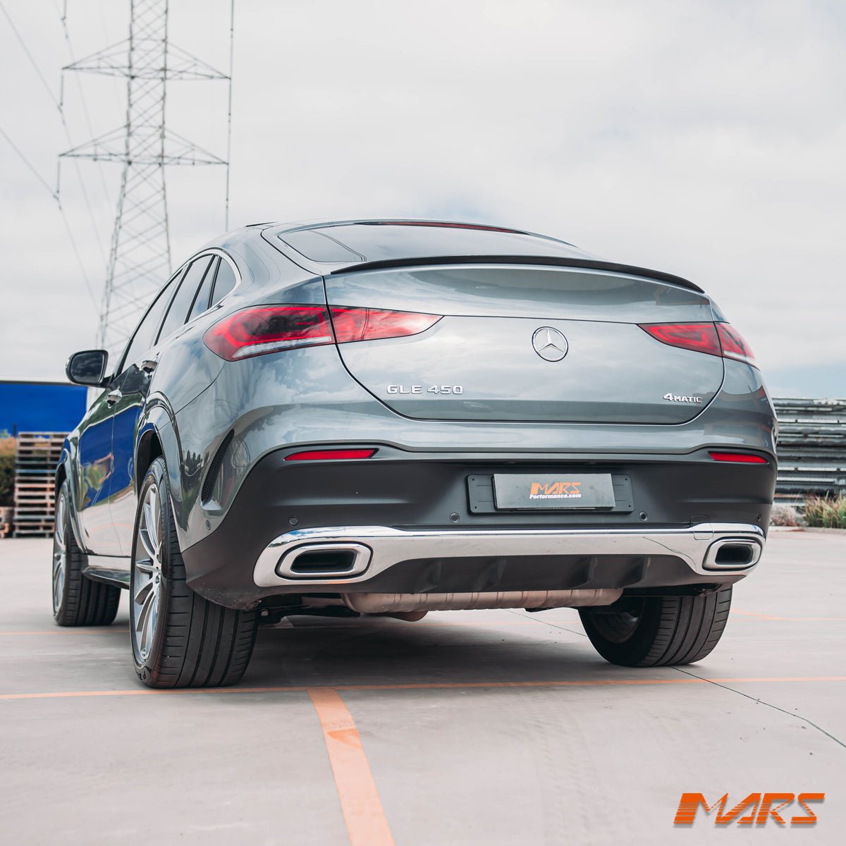 Gloss Black Rear Trunk Lip Spoiler Bodykit for Mercedes - Benz GLE Coupe C167 & GLE53 GLE63 AMG 2020+ - Mars Performance