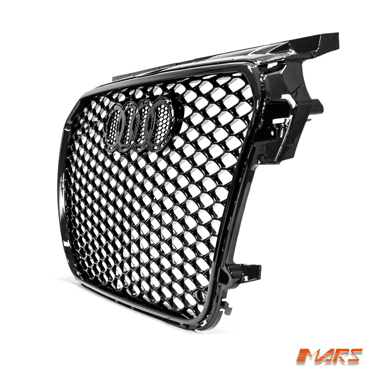 Gloss Black RS1 Honeycomb Style Front Bumper Bar Grille Grill Bodykit for AUDI A1 8X 2010 - 2014 - Mars Performance