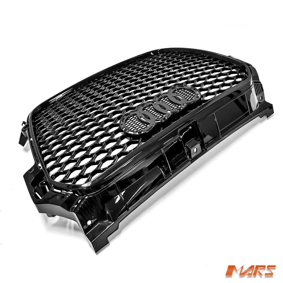 Gloss Black RS1 Honeycomb Style Front Bumper Bar Grille Grill Bodykit for AUDI A1 8X 2010 - 2014 - Mars Performance