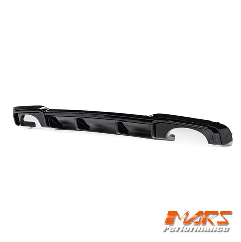 Gloss Black RS3 Style Rear Diffuser Bodykit for AUDI A3 8V Sedan & Convertible update 2017 - 2020 S3 & S - Line bumper bar - Mars Performance
