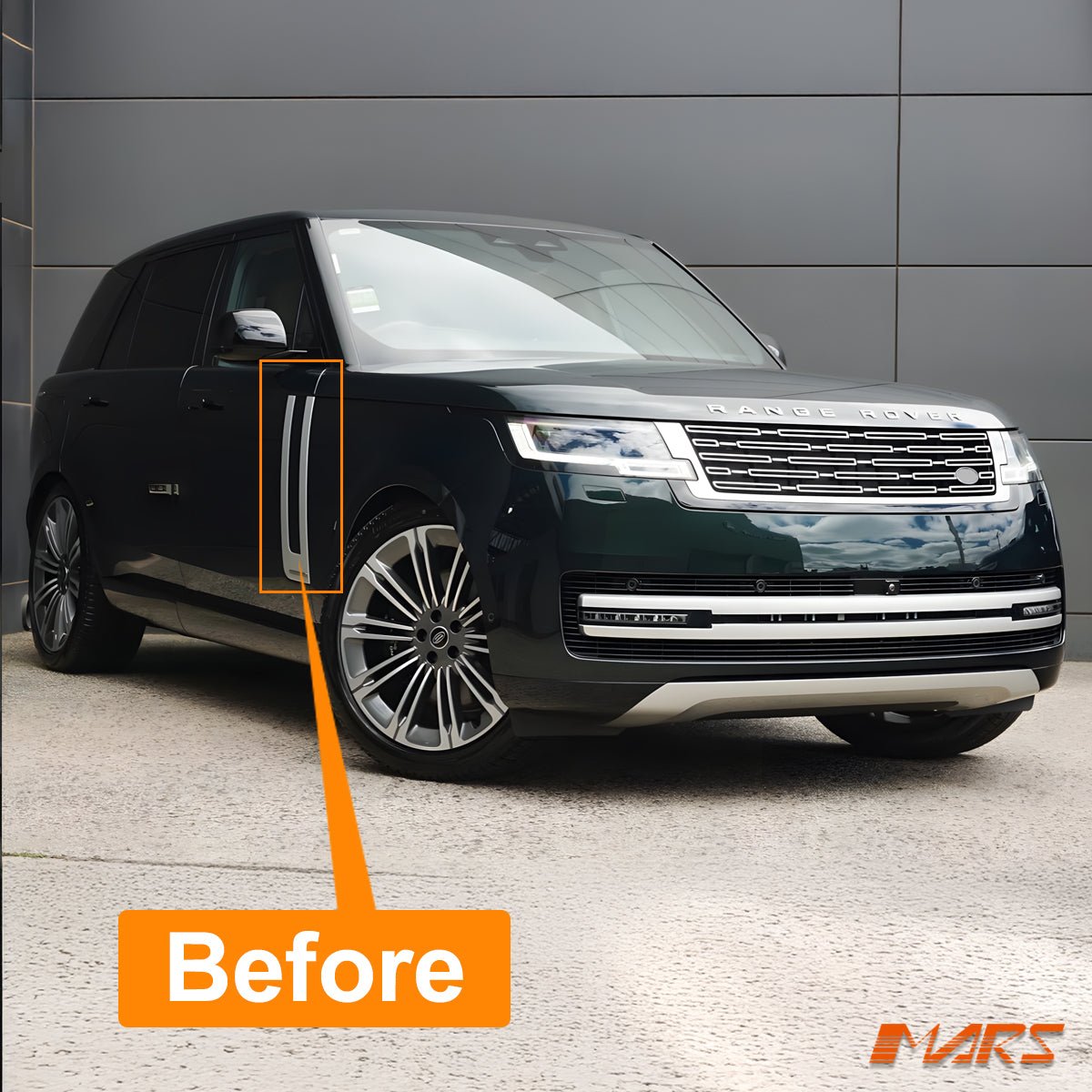 Gloss Black Side Door Mouilding Trim Bodykit for LAND ROVER Range Rover Vouge L460 2022 - 2025 - Mars Performance