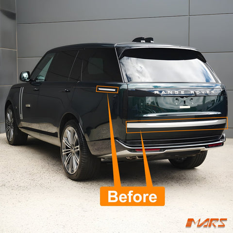 Gloss Black Tail Gate Garnish & Side Mouding Trim Bodykit for LAND ROVER Range Rover Vouge L460 2022 - 2025 - Mars Performance