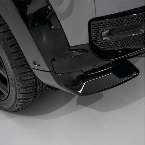 Gloss Black Urban Style Front Bumper Bar Lower Corner Lip Spoiler Bodykit for Land Rover Defender L663 90 110 130 2020 - 2025 - Mars Performance