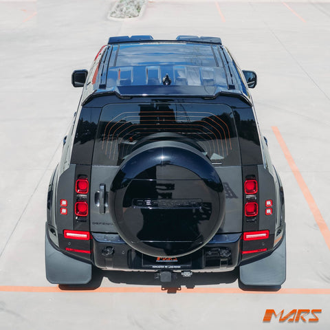 Gloss Black Urban Style Rear Roof Spoiler Wing Bodykit for Land Rover Defender L663 90 110 130 2020 - 2025 - Mars Performance