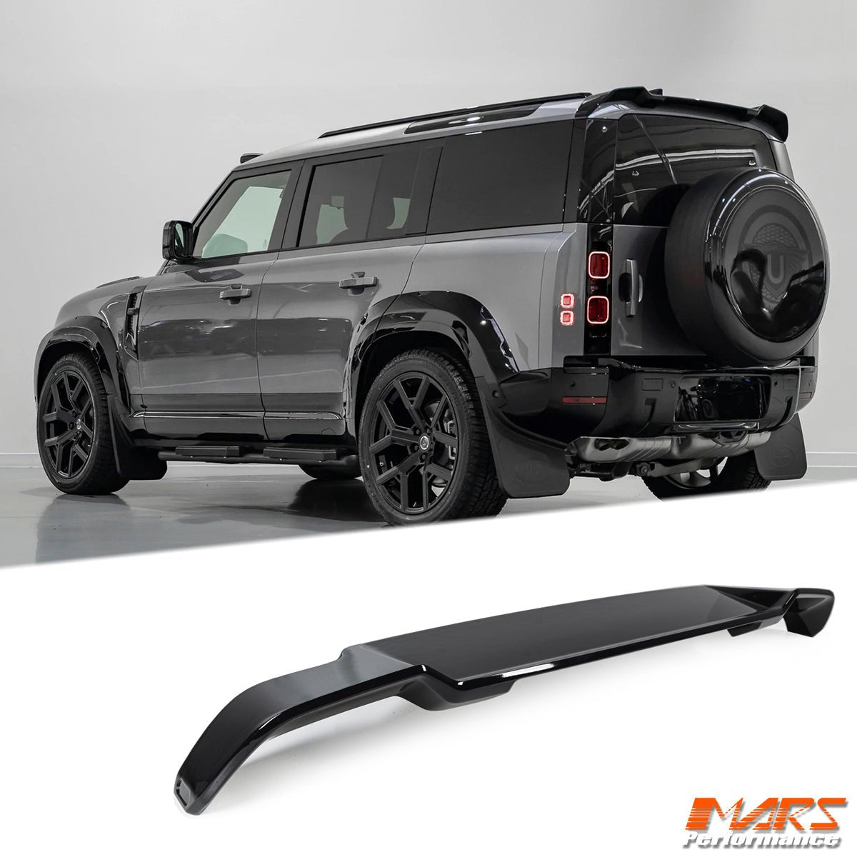 Gloss Black Urban Style Rear Roof Spoiler Wing Bodykit for Land Rover Defender L663 90 110 130 2020 - 2025 - Mars Performance