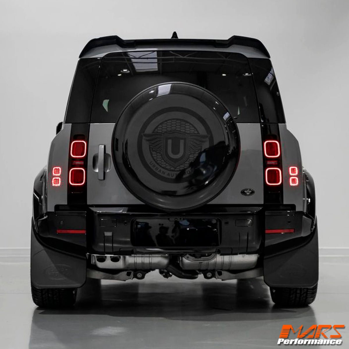 Gloss Black Urban Style Rear Roof Spoiler Wing Bodykit for Land Rover Defender L663 90 110 130 2020 - 2025 - Mars Performance