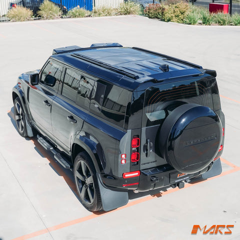 Gloss Black Urban Style Rear Roof Spoiler Wing Bodykit for Land Rover Defender L663 90 110 130 2020 - 2025 - Mars Performance