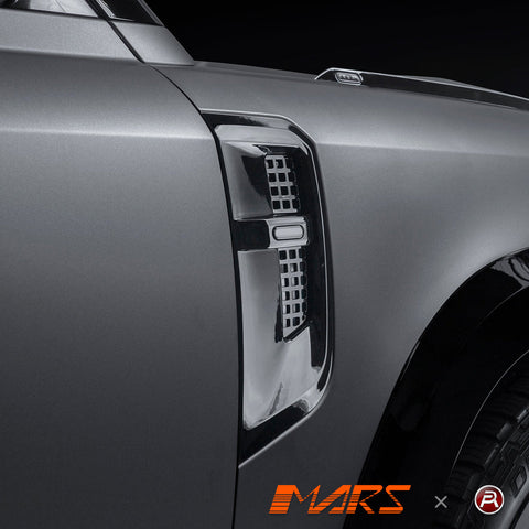Gloss Black Urban Style Replacement Side Fender Guards Vent Set Bodykit for Land Rover Defender L663 90 110 130 2020 - 2025 - Mars Performance