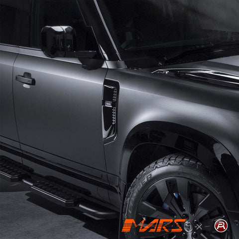 Gloss Black Urban Style Replacement Side Fender Guards Vent Set Bodykit for Land Rover Defender L663 90 110 130 2020 - 2025 - Mars Performance