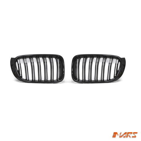 Gloss Black X4M Style Front Bumper Kidney Grille Grill Bodykit for BMW X4 F26 & X3 F25 LCI Facelift 2014 - 2018 - Mars Performance