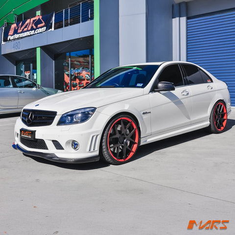 GodHand Style Carbon Fibre front bumper bar lip spoiler Bodykit for Mercedes - Benz W204 AMG C63 2007 - 2011 Pre update - Mars Performance