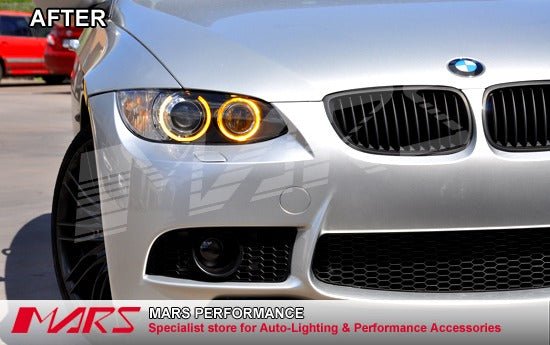Golden 3000K H8 Angel Eyes Marker halogen bulbs for BMW E90 E92 E93 M3 E71 E84 E70 - Mars Performance