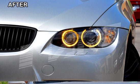 Golden 3000K H8 Angel Eyes Marker halogen bulbs for BMW E90 E92 E93 M3 E71 E84 E70 - Mars Performance