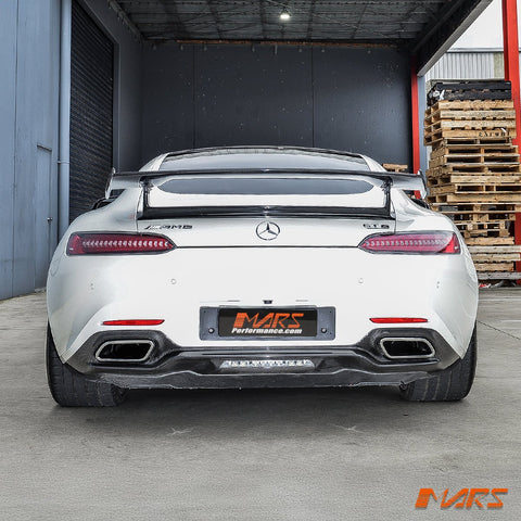GT - R Style Carbon Fibre Rear Trunk Boot Spoiler Lip Wing Bodykit for Mercedes - Benz AMG GT & GT - S Coupe C190 2016 - 2021 - Mars Performance