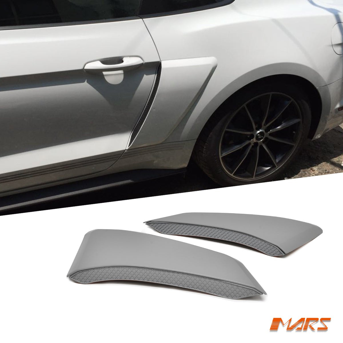GT Rear Side Fender / Guard Vents Bodykit for Ford Mustang FM FN 2015 to 2022 - Mars Performance