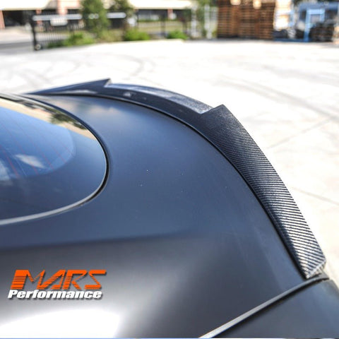 GT - V Style Carbon Fibre Rear trunk boot lip Spoiler Wing for Tesla Model S 2013 - 2018 - Mars Performance