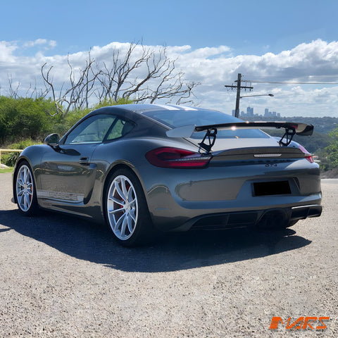 GT4 Style Rear bumper bar diffuser Bodykit for Porsche 981 Cayman & Boxster - Mars Performance
