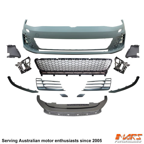GTi Style Front Bumper Bar Bodykit for VolksWagen VW Golf VII 7 2012 - 2017 - Mars Performance