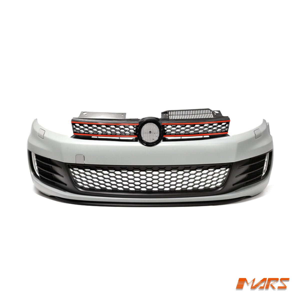 GTI Style Front Bumper Bar Bodykit with Grill & Fog lights for VolksWagen VW Golf VI MK - 6 BodyKit 2009 - 2013 - Mars Performance