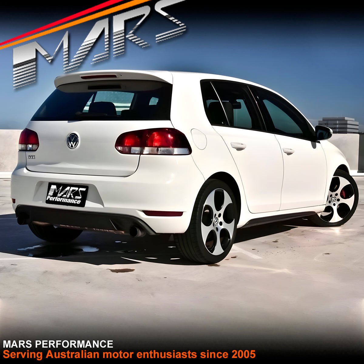 GTi Style Lower Side Skirts Bodykit for VolksWagen VW Golf VI MK - 6 2008 - 2013 - Mars Performance