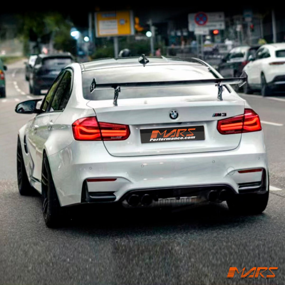GTS Style Gloss Black Rear Trunk Boot Spoiler Wing Bodykit for BMW 3 Series F30 Sedan & F80 M3 2012 - 2018 - Mars Performance