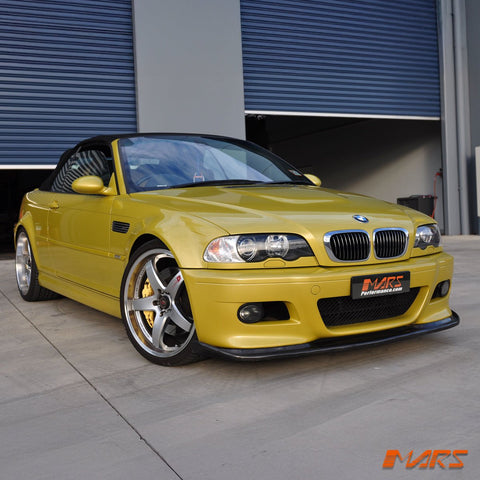 Hamann style Carbon Fibre front bumper bar lip Spoiler Bodykit for BMW 3 - Series E46 M3 Coupe & Convertible - Mars Performance