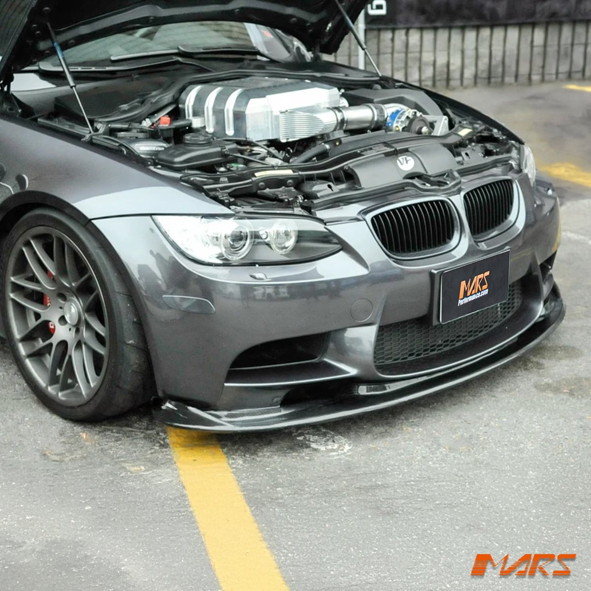 Hamann Style Front Bumper Bar Carbon Fibre Lip Spoiler Bodykit for BMW M3 E90 E92 E93 2006 - 2013 - Mars Performance