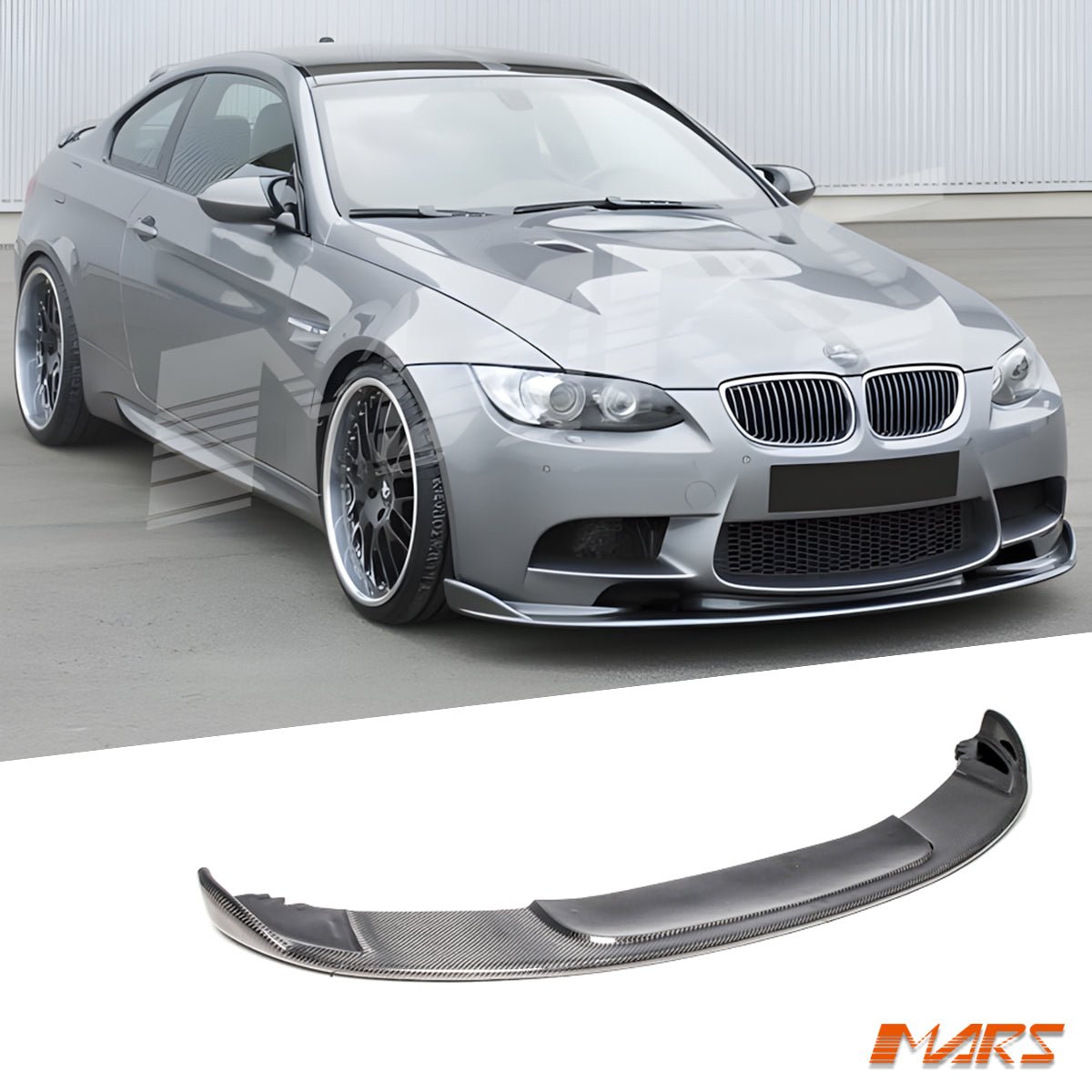 Hamann Style Front Bumper Bar Carbon Fibre Lip Spoiler Bodykit for BMW M3 E90 E92 E93 2006 - 2013 - Mars Performance