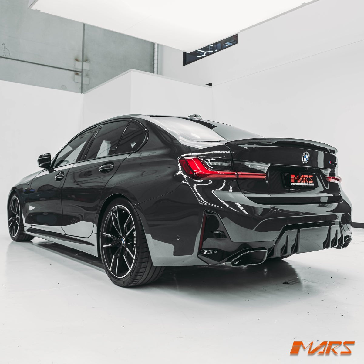 High Kick Marble forged Carbon Fibre Rear trunk boot lip Spoiler Wing Bodykit for BMW 3 Series G20 & G80 M3 - Mars Performance