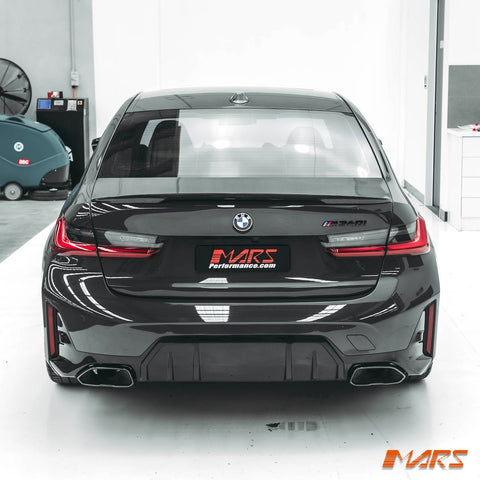 High Kick Marble forged Carbon Fibre Rear trunk boot lip Spoiler Wing Bodykit for BMW 3 Series G20 & G80 M3 - Mars Performance