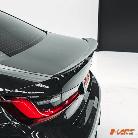 High Kick Marble forged Carbon Fibre Rear trunk boot lip Spoiler Wing Bodykit for BMW 3 Series G20 & G80 M3 - Mars Performance