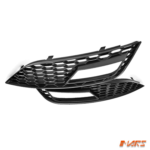 Honeycomb Fog light Side lower Mesh Grille Grill Bodykit for AUDI A4 B8 20120 - 2013 Sedan & Avant - Mars Performance