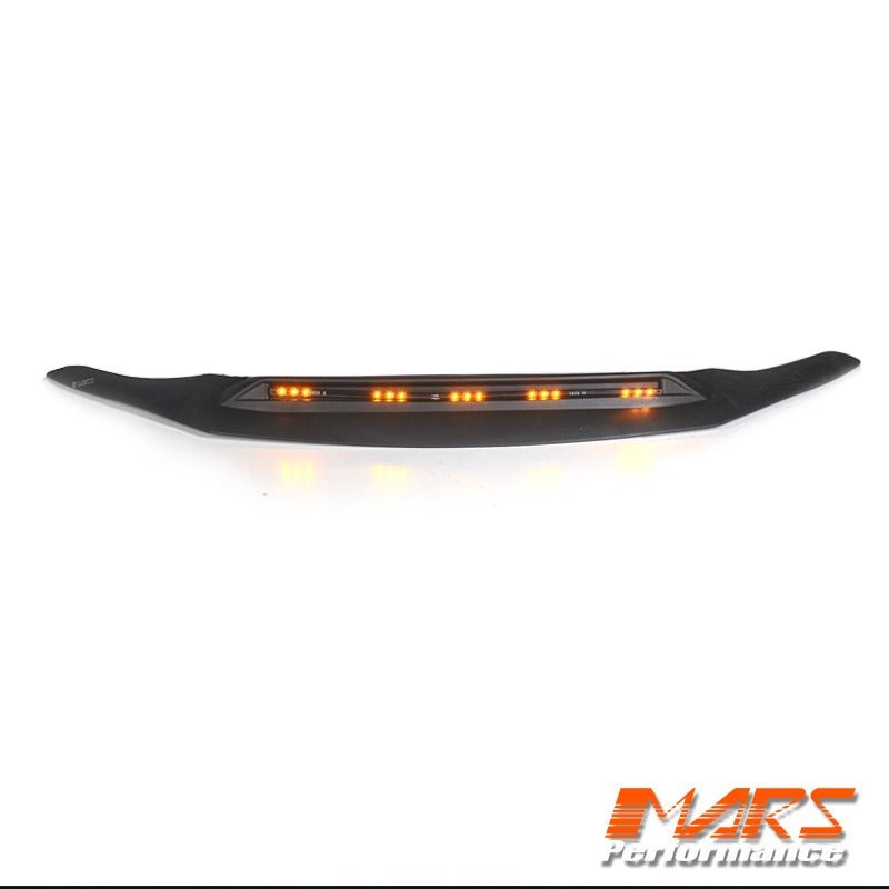 Hood Bonnet Protector Guard Trim Bodykit With LED DRL Lights for Toyota Hilux Revo 2015 to 2024 - Mars Performance