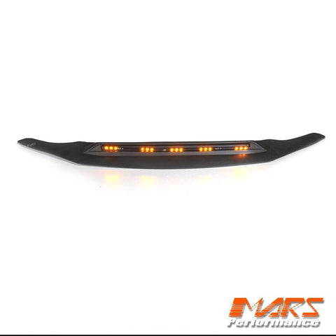 Hood Bonnet Protector Guard Trim Bodykit With LED DRL Lights for Toyota Hilux Revo 2015 to 2024 - Mars Performance